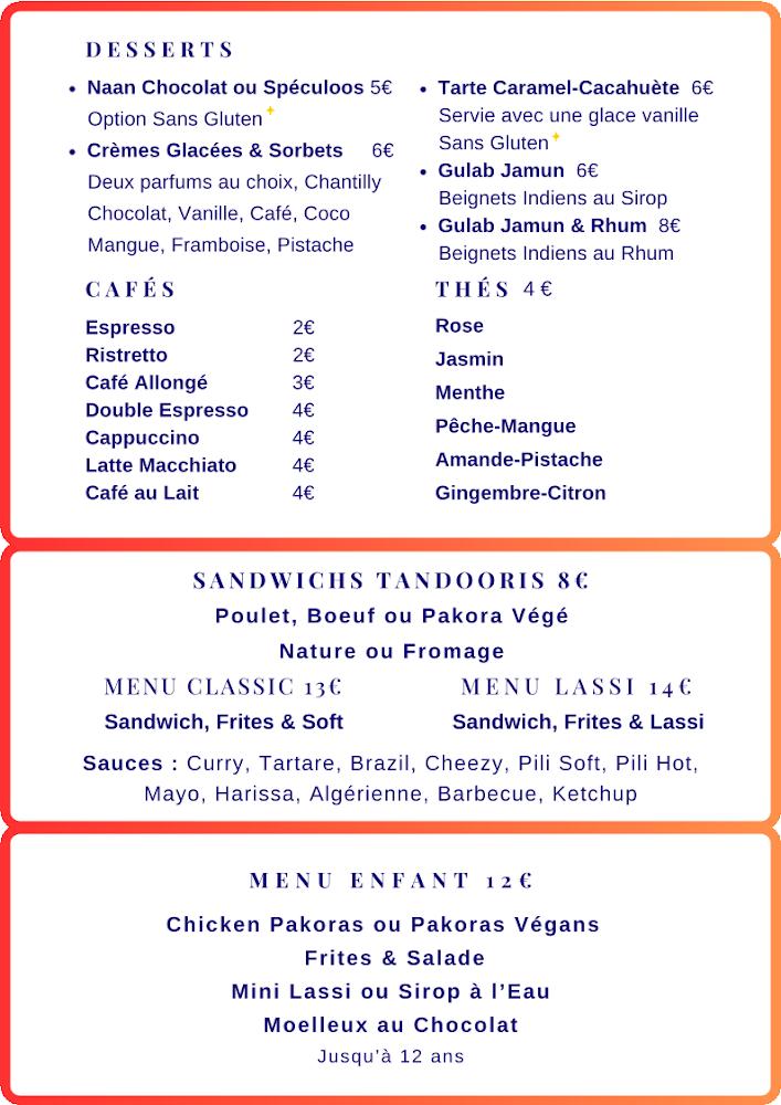 Namasté - Menu Image 3