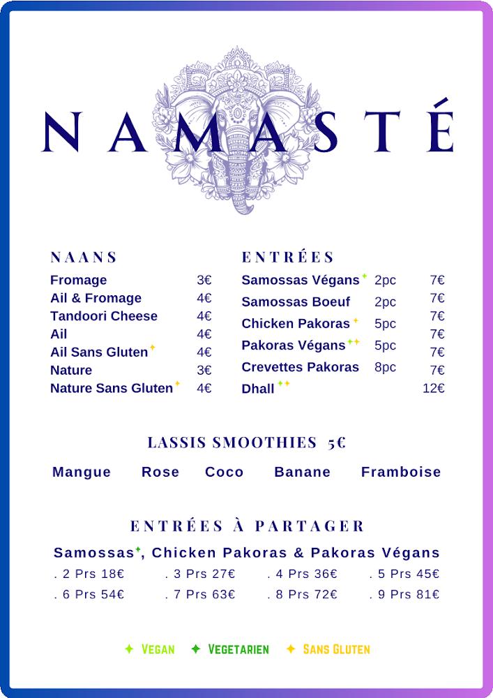 Namasté - Menu Image 4